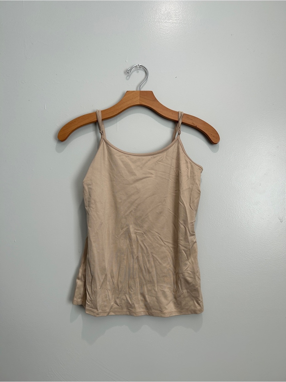 White House Black Market Beige Spaghetti Strap Camisole